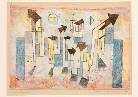 Klee, Paul: Mural from the Temple of Longing Thither. Fine Art Print/Poster (5028)