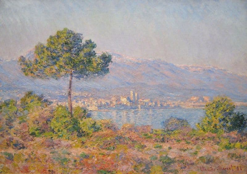 Monet, Claude: Antibes Seen from the Plateau Notre-Dame. Fine Art Print.  (00519)