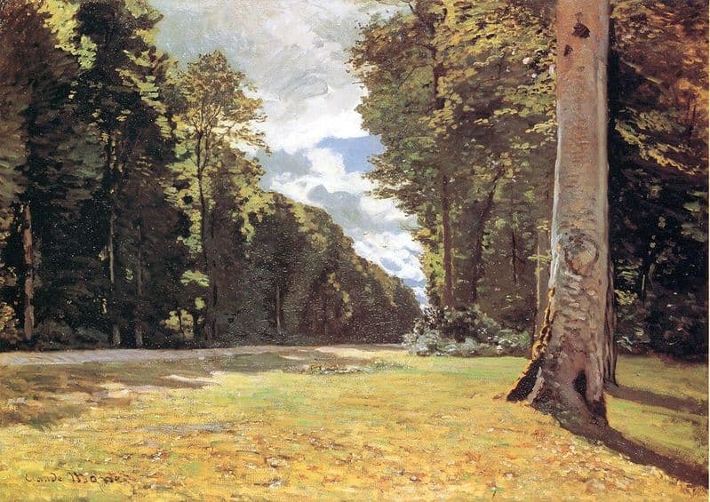 Monet, Claude: The Pave de Chailly in the Fontainebleau Forest. Fine Art Print.  (00770)