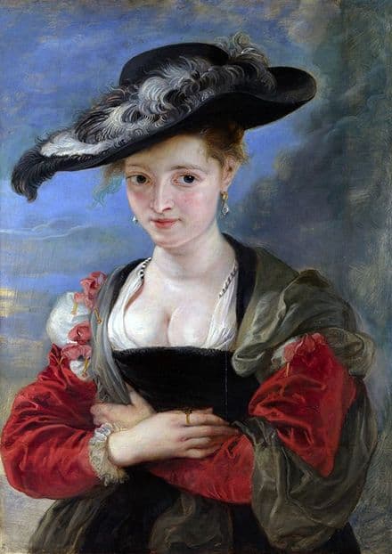 Rubens, Peter Paul: The Felt Hat (Portrait of Susanna Lunden). Fine Art Print.  (002121)