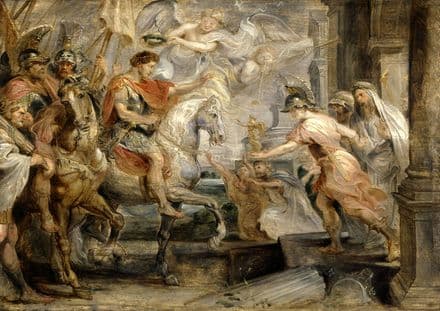 Rubens, Peter Paul: Triumphant Entry of Constantine into Rome. Fine Art Print.  (003918)