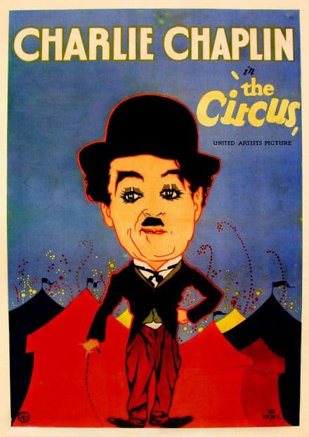 The Circus, Charlie Chaplin, 1928 Vintage Film/Movie Print.  (002830)