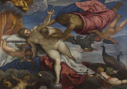 Tintoretto, Jacopo Robusti: The Origin of the Milky Way. Fine Art Print.  (001997)
