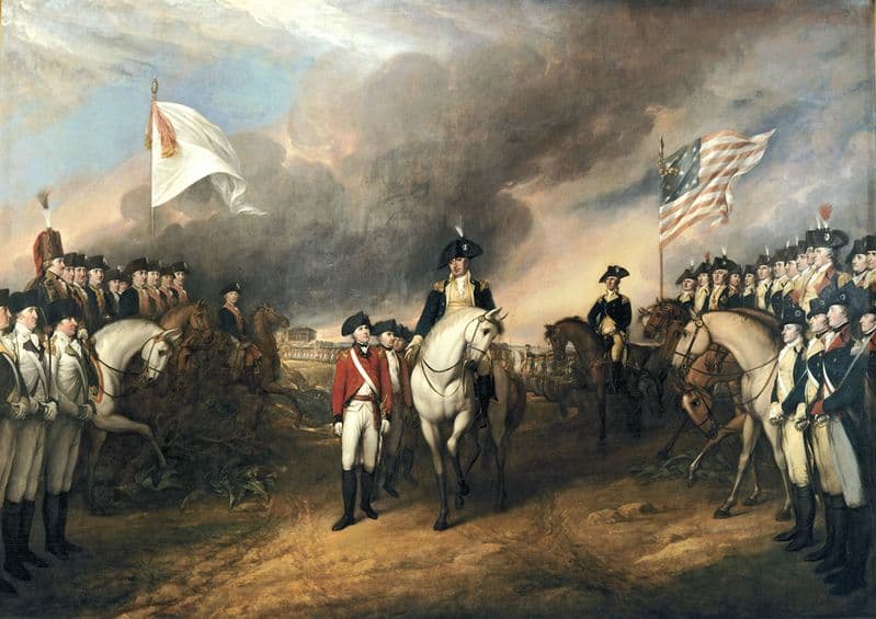 Trumbull, John: The Surrender of Lord Cornwallis at Yorktown, October 19, 1781. (0027)