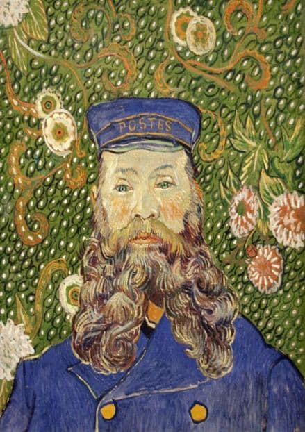 Van Gogh, Vincent: Portrait of the Postman Joseph Roulin, 1889. Fine Art Print.  (0089)