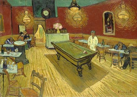 Van Gogh, Vincent: The Night Cafe, 1888 (Le Cafe de Nuit). Fine Art Print.  (00269)