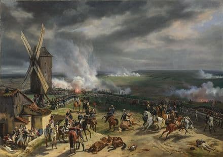 Vernet, Emile Jean Horace: The Battle of Valmy. French Napoleonic War Fine Art Print.  (003478)