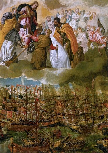 Veronese, Paolo Caliari: Allegory of the Battle of Lepanto. Fine Art Print.  (002018)