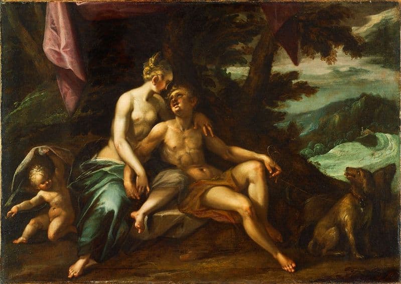 Aachen, Hans von: Venus and Adonis. Fine Art Print/Poster (5386)