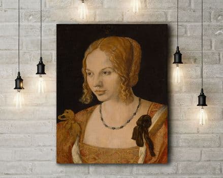 Albrecht Durer: Young Venetian Woman. Fine Art Canvas.