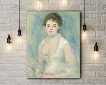 Auguste Renoir: Madame Henriot. Fine Art Canvas.