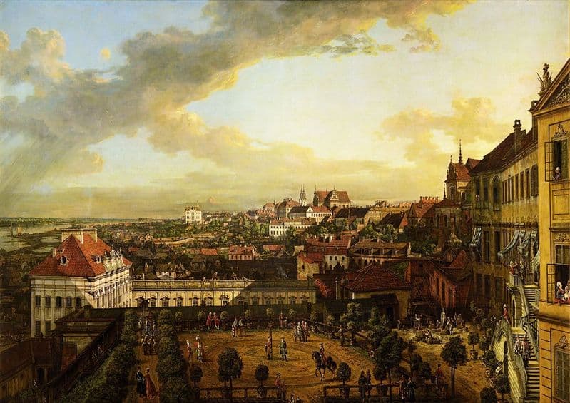 Bellotto, Bernardo: View of Warsaw from the Royal Castle. Fine Art Print/Poster. (4343)