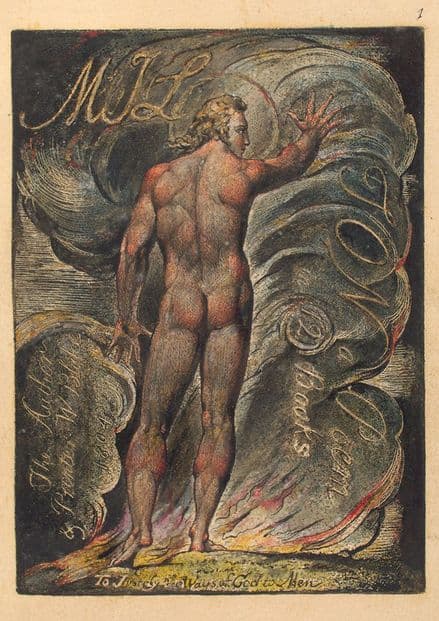 Blake, William: Milton, a Poem, To Justify the Ways of God to Men. Fine Art Print/Poster (4951)