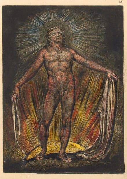 Blake, William: The Robe of the Promise... Illustration from Milton. Fine Art Print/Poster (4953)