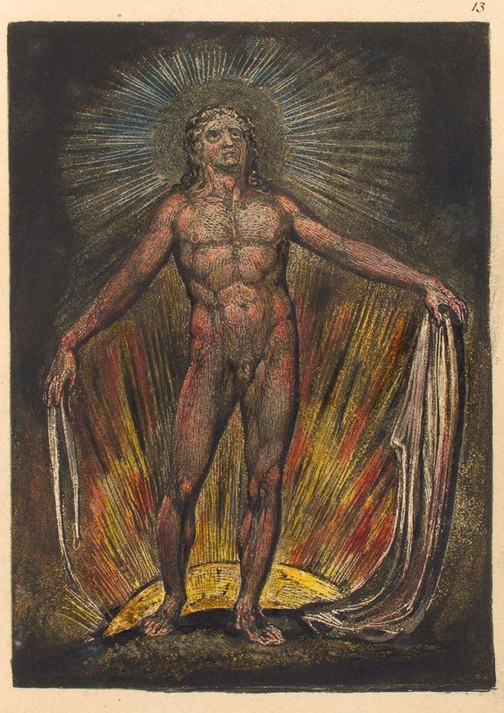 Blake, William: The Robe of the Promise... Illustration from Milton. Fine Art Print/Poster (4953)