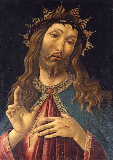 Botticelli, Sandro: Christ Crowned with Thorns. Fine Art Print/Poster. Sizes: A4/A3/A2/A1 (001882)
