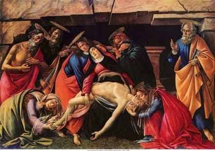 Botticelli, Sandro: Passion of Christ. Fine Art Print/Poster. Sizes: A4/A3/A2/A1 (001466)