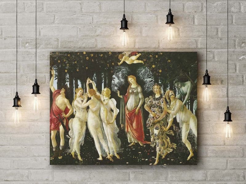 Botticelli, Sandro: The Primavera. Fine Art Canvas.