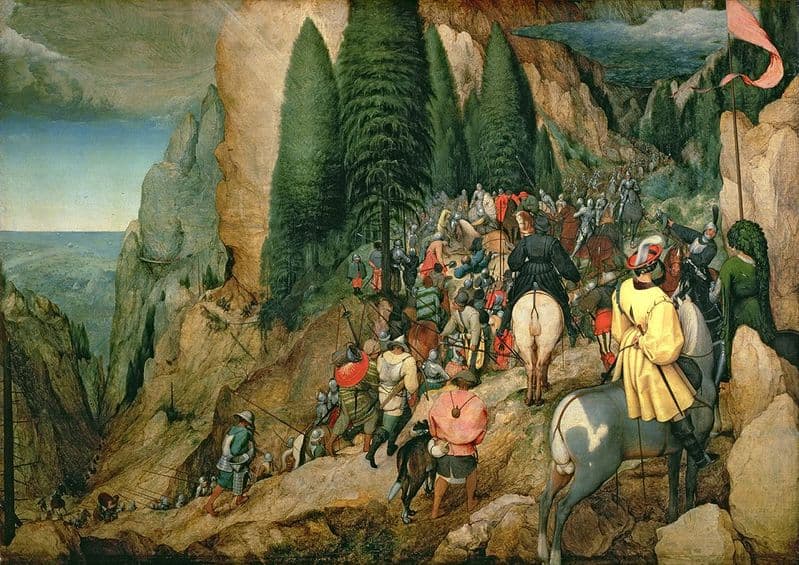 Bruegel the Elder, Pieter: The Conversion of St Paul. Fine Art Print/Poster. Sizes: A4/A3/A2/A1 (003572)