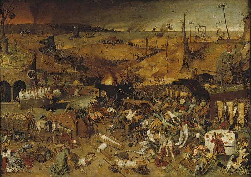 Bruegel the Elder, Pieter: The Triumph of Death. Fine Art Print/Poster. Sizes: A4/A3/A2/A1 (00239)