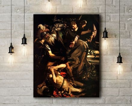 Caravaggio: The Conversion of Saint Paul. Fine Art Canvas.