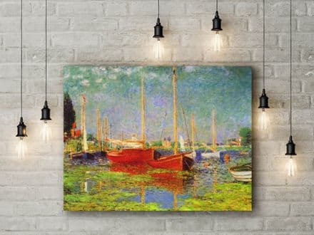 Claude Monet: Argenteuil. Fine Art Canvas.