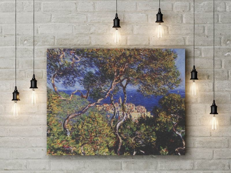Claude Monet: Bordighera. Fine Art Canvas.