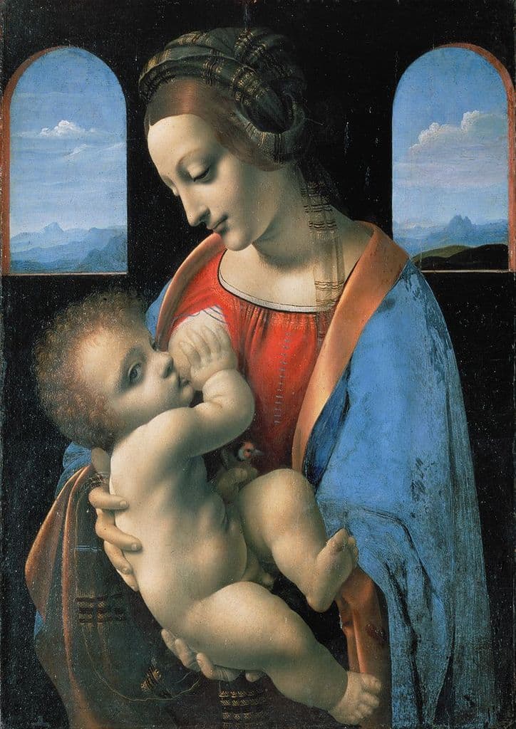 Da Vinci, Leonardo: The Litta Madonna, 1490. Fine Art Print/Poster. Sizes: A4/A3/A2/A1 (001896)