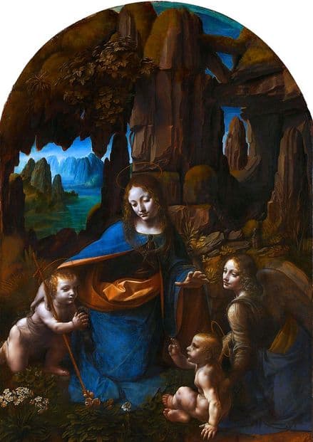 Da Vinci, Leonardo: The Virgin of the Rocks. Fine Art Print/Poster (5469)