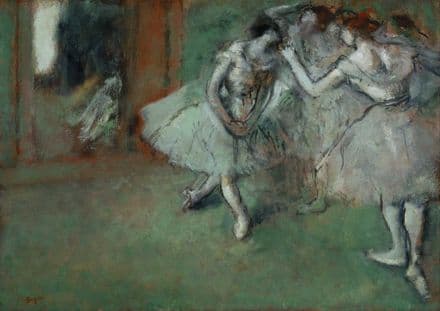 Degas, Edgar: A Group of Dancers. Fine Art Print/Poster. Sizes: A4/A3/A2/A1 (003733)