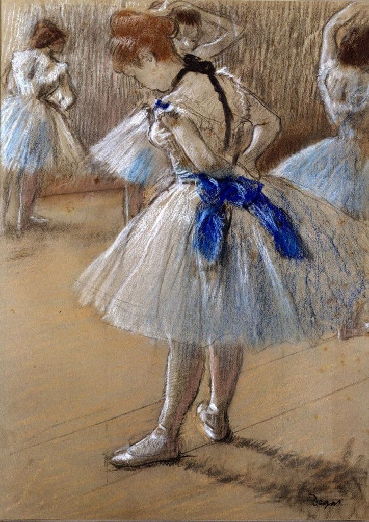 Degas, Edgar: Dancer. (Ballet/Ballerina) Fine Art Print/Poster. Sizes: A4/A3/A2/A1 (00466)