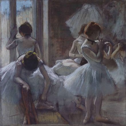 Degas, Edgar: Dancers. Fine Art Print/Poster. (003744)