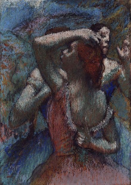 Degas, Edgar: Dancers. Fine Art Print/Poster. Sizes: A4/A3/A2/A1 (003743)