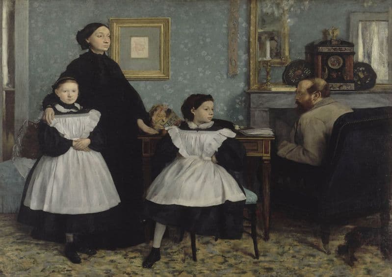 Degas, Edgar: The Bellelli Family. Fine Art Print/Poster. Sizes: A4/A3/A2/A1 (003762)
