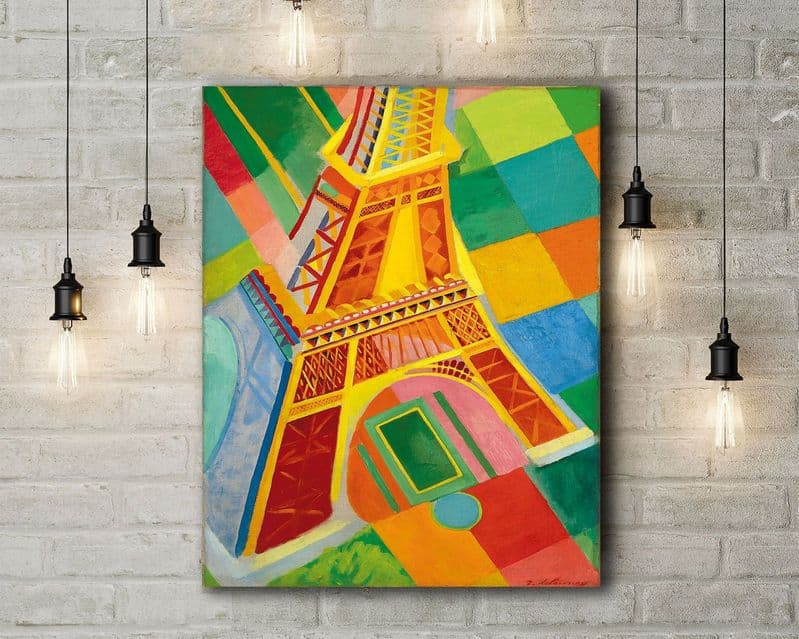 Delaunay: Eiffel Tower. Fine Art Canvas.