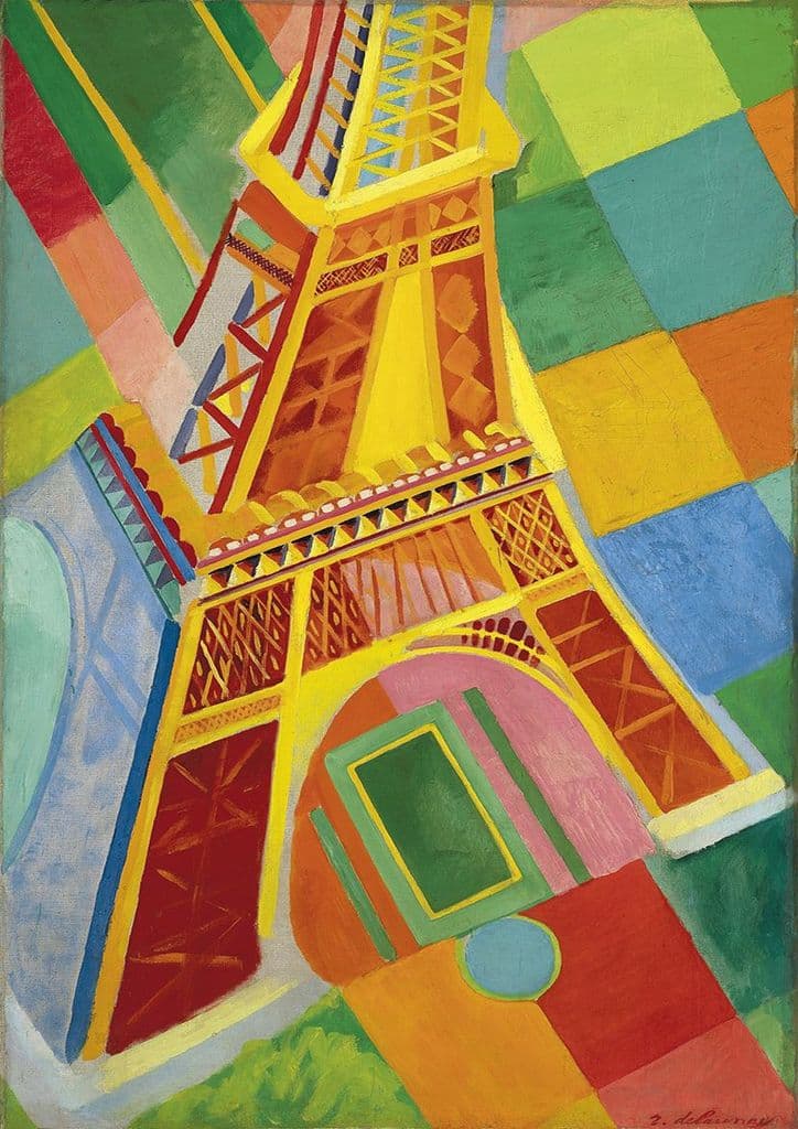 Delaunay, Robert: Eiffel Tower. Fine Art Print/Poster. Sizes: A4/A3/A2/A1 (003214)