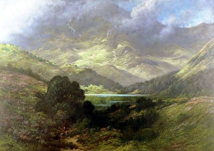 Dore, Gustave: Scottish Highlands. Fine Art Print/Poster. Sizes: A4/A3/A2/A1 (002629)