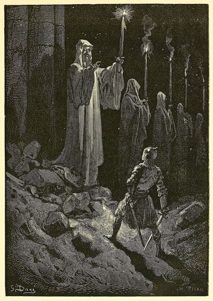 Dore, Gustave: The Corpse Candles. Fine Art Print/Poster. Sizes: A4/A3/A2/A1 (003968)