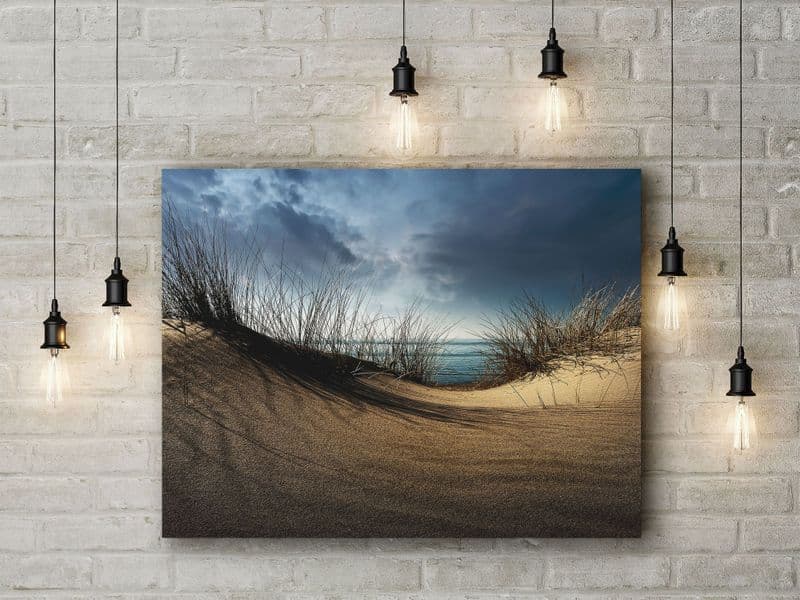 Dunes by Wim Schuurmans. Sand/Beach Landscape Photographic Art Canvas