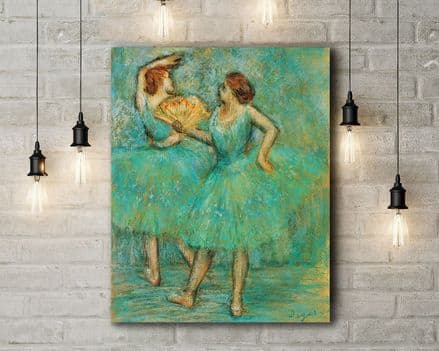 Edgar Degas: Two Dancers(2).  Fine Art Canvas.