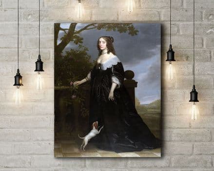 Elizabeth Stuart: Queen of Bohemia. Fine Art Canvas.