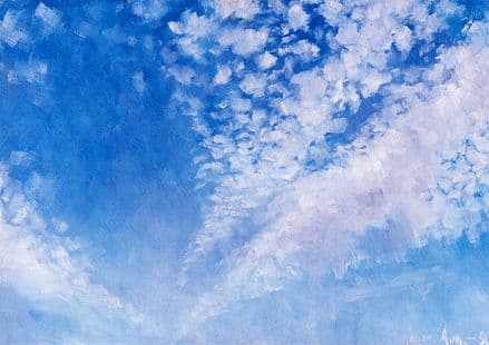 Gallen-Kallela, Akseli: Clouds. Fine Art Print/Poster. Sizes: A4/A3/A2/A1 (00540)