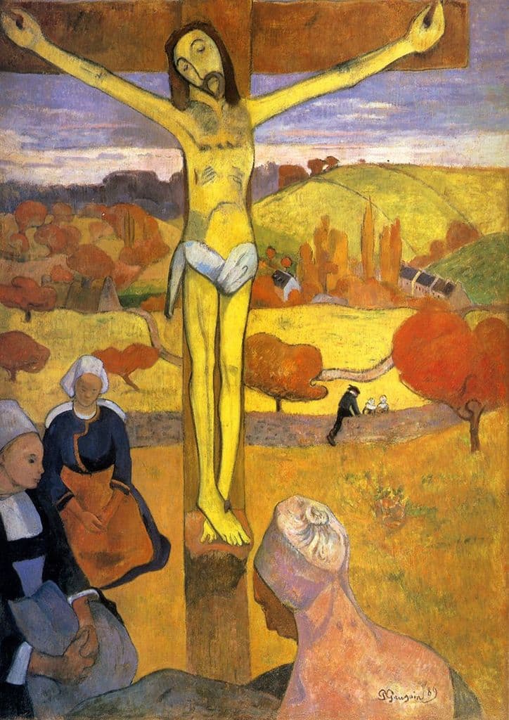 Gauguin, Paul: Yellow Christ. Fine Art Print/Poster. Sizes: A4/A3/A2/A1 (001535)