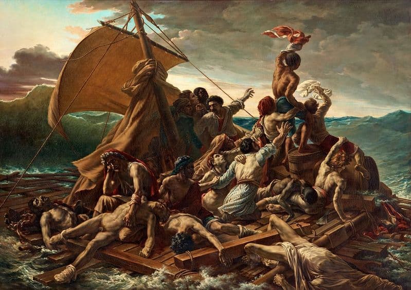 Gericault, Theodore: The Raft of the Medusa. Fine Art Print/Poster. Sizes: A4/A3/A2/A1 (001863)