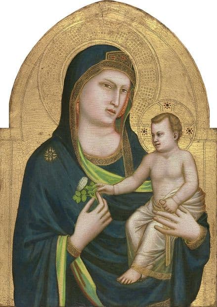 Giotto: Madonna and Child. Fine Art Print/Poster. Sizes: A4/A3/A2/A1 (004164)