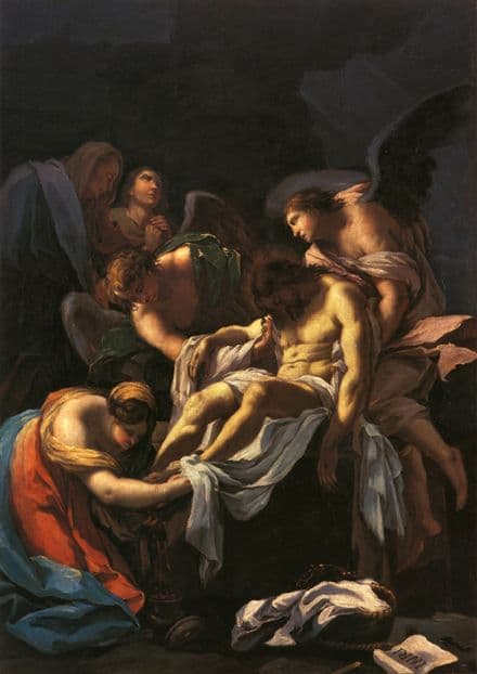 Goya, Francisco de: The Burial of Christ. Fine Art Print/Poster. Sizes: A4/A3/A2/A1 (001432)
