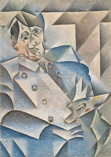 Gris, Juan: Portrait of Pablo Picasso. Fine Art Print/Poster. Sizes: A4/A3/A2/A1 (001202)