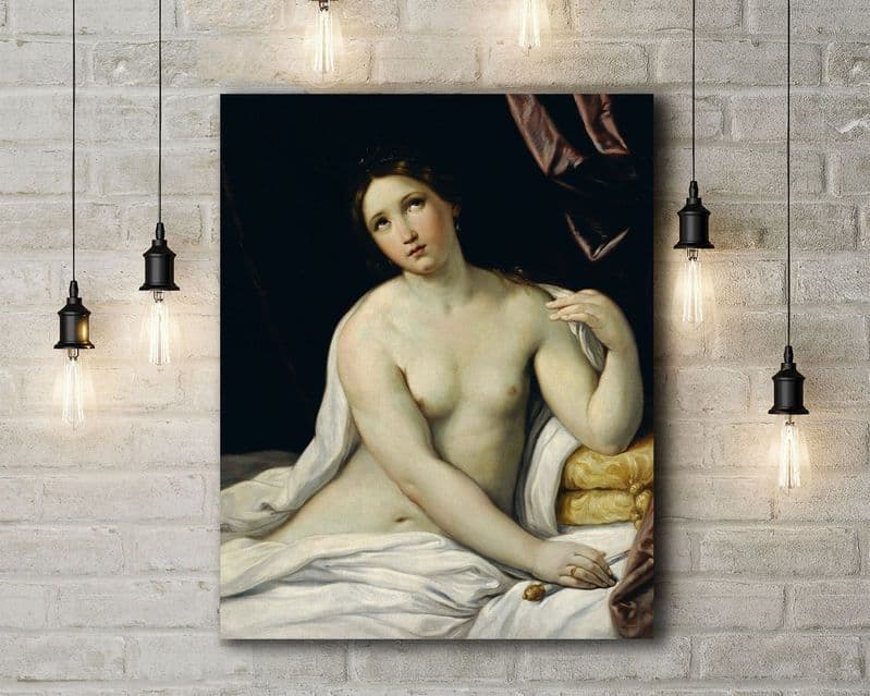 Guido Reni: Lucretia. Fine Art Canvas.