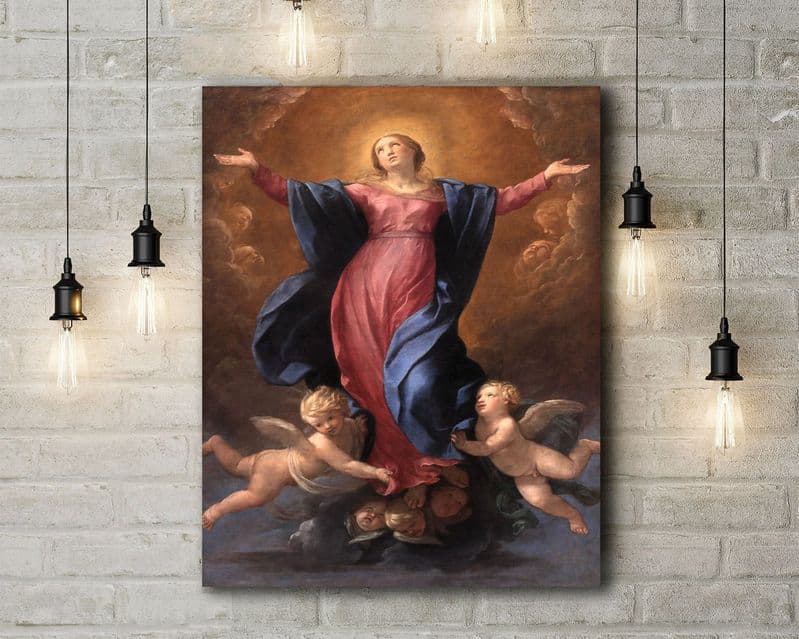Guido Reni:The Assumption of the Virgin. Fine Art Canvas.
