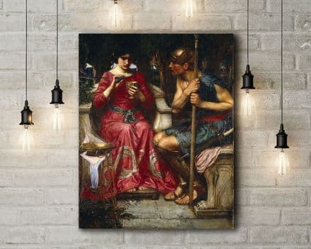 John William Waterhouse: Jason and Medea. Fine Art Canvas.